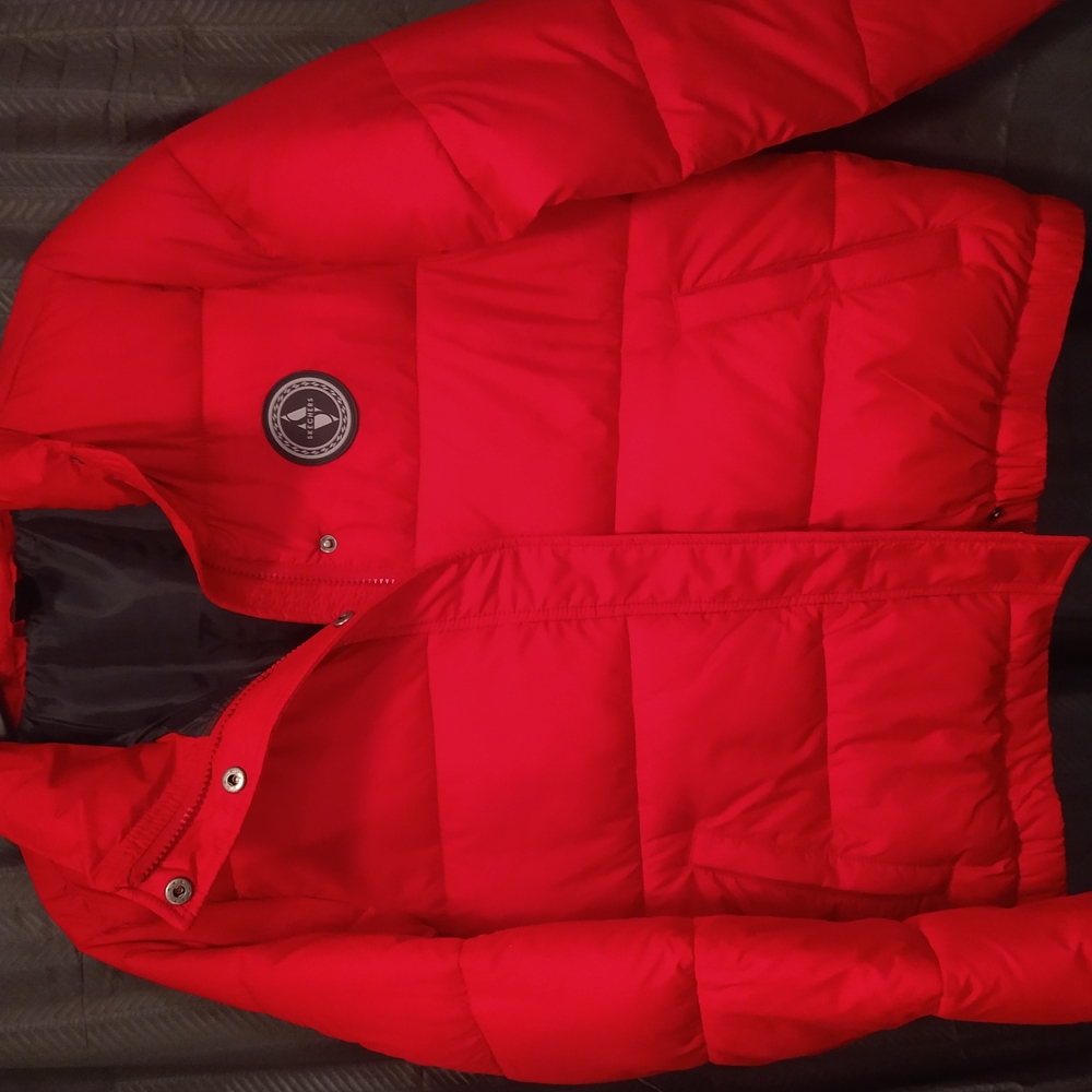Skechers Red Puffer Jacket